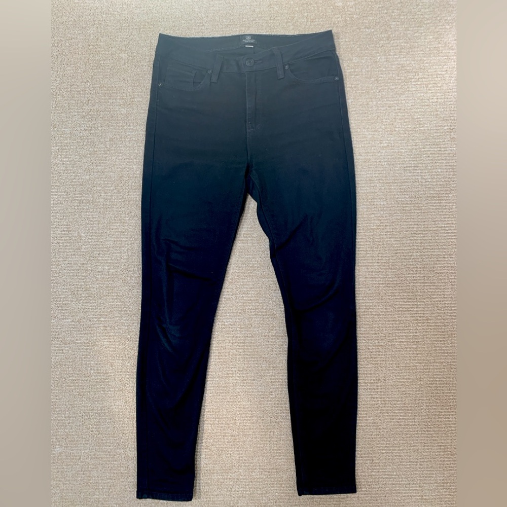 Just black denim women’s skinny jeans, size 27, black